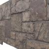 imageEkena Millwork 49quotW x 24 12quotH x 1 14quotD Castle Rock Stacked Stone StoneWall Faux Stone Siding Panel Canyon BrownCascade River