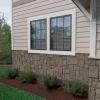 imageEkena Millwork 49quotW x 24 12quotH x 1 14quotD Castle Rock Stacked Stone StoneWall Faux Stone Siding Panel Canyon BrownCascade River