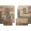imageEkena Millwork 49quotW x 24 12quotH x 1 14quotD Castle Rock Stacked Stone StoneWall Faux Stone Siding Panel Canyon BrownColfax