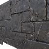 imageEkena Millwork 49quotW x 24 12quotH x 1 14quotD Castle Rock Stacked Stone StoneWall Faux Stone Siding Panel Canyon BrownDark River