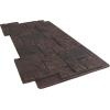 imageEkena Millwork 49quotW x 24 12quotH x 1 14quotD Castle Rock Stacked Stone StoneWall Faux Stone Siding Panel Canyon BrownDark Tobacco