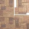 imageEkena Millwork 49quotW x 24 12quotH x 1 14quotD Castle Rock Stacked Stone StoneWall Faux Stone Siding Panel Canyon BrownFall Bank