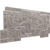 imageEkena Millwork 49quotW x 24 12quotH x 1 14quotD Castle Rock Stacked Stone StoneWall Faux Stone Siding Panel Canyon BrownGrey Granite