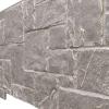 imageEkena Millwork 49quotW x 24 12quotH x 1 14quotD Castle Rock Stacked Stone StoneWall Faux Stone Siding Panel Canyon BrownGrey Granite