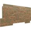 imageEkena Millwork 49quotW x 24 12quotH x 1 14quotD Castle Rock Stacked Stone StoneWall Faux Stone Siding Panel Canyon BrownIron Mill