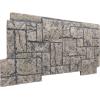 imageEkena Millwork 49quotW x 24 12quotH x 1 14quotD Castle Rock Stacked Stone StoneWall Faux Stone Siding Panel Canyon BrownLinen Graphite