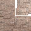 imageEkena Millwork 49quotW x 24 12quotH x 1 14quotD Castle Rock Stacked Stone StoneWall Faux Stone Siding Panel Canyon BrownMount Vernon