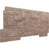 imageEkena Millwork 49quotW x 24 12quotH x 1 14quotD Castle Rock Stacked Stone StoneWall Faux Stone Siding Panel Canyon BrownMount Vernon