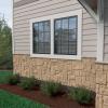 imageEkena Millwork 49quotW x 24 12quotH x 1 14quotD Castle Rock Stacked Stone StoneWall Faux Stone Siding Panel Canyon BrownOcean Floor