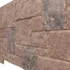 imageEkena Millwork 49quotW x 24 12quotH x 1 14quotD Castle Rock Stacked Stone StoneWall Faux Stone Siding Panel Canyon BrownOrchard Cliff