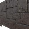 imageEkena Millwork 49quotW x 24 12quotH x 1 14quotD Castle Rock Stacked Stone StoneWall Faux Stone Siding Panel Canyon BrownRiver Moss