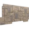 imageEkena Millwork 49quotW x 24 12quotH x 1 14quotD Castle Rock Stacked Stone StoneWall Faux Stone Siding Panel Canyon BrownRockwall