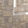 imageEkena Millwork 49quotW x 24 12quotH x 1 14quotD Castle Rock Stacked Stone StoneWall Faux Stone Siding Panel Canyon BrownRockwall