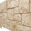 imageEkena Millwork 49quotW x 24 12quotH x 1 14quotD Castle Rock Stacked Stone StoneWall Faux Stone Siding Panel Canyon BrownSandstone