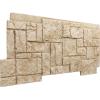 imageEkena Millwork 49quotW x 24 12quotH x 1 14quotD Castle Rock Stacked Stone StoneWall Faux Stone Siding Panel Canyon BrownSandstone