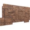 imageEkena Millwork 49quotW x 24 12quotH x 1 14quotD Castle Rock Stacked Stone StoneWall Faux Stone Siding Panel Canyon BrownSedona
