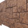 imageEkena Millwork 49quotW x 24 12quotH x 1 14quotD Castle Rock Stacked Stone StoneWall Faux Stone Siding Panel Canyon BrownSedona