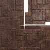 imageEkena Millwork 49quotW x 24 12quotH x 1 14quotD Castle Rock Stacked Stone StoneWall Faux Stone Siding Panel Canyon BrownSequoia Valley