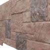 imageEkena Millwork 49quotW x 24 12quotH x 1 14quotD Castle Rock Stacked Stone StoneWall Faux Stone Siding Panel Canyon BrownShasta