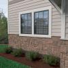 imageEkena Millwork 49quotW x 24 12quotH x 1 14quotD Castle Rock Stacked Stone StoneWall Faux Stone Siding Panel Canyon BrownShasta