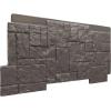 imageEkena Millwork 49quotW x 24 12quotH x 1 14quotD Castle Rock Stacked Stone StoneWall Faux Stone Siding Panel Canyon BrownSlate Gray