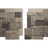 imageEkena Millwork 49quotW x 24 12quotH x 1 14quotD Castle Rock Stacked Stone StoneWall Faux Stone Siding Panel Canyon BrownSmokey Ridge