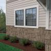 imageEkena Millwork 49quotW x 24 12quotH x 1 14quotD Castle Rock Stacked Stone StoneWall Faux Stone Siding Panel Canyon BrownSoft Ash