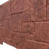 imageEkena Millwork 49quotW x 24 12quotH x 1 14quotD Castle Rock Stacked Stone StoneWall Faux Stone Siding Panel Canyon BrownSun Valley