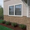 imageEkena Millwork 49quotW x 24 12quotH x 1 14quotD Castle Rock Stacked Stone StoneWall Faux Stone Siding Panel Canyon BrownValley Spring