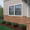 imageEkena Millwork 49quotW x 24 12quotH x 1 14quotD Castle Rock Stacked Stone StoneWall Faux Stone Siding Panel Canyon BrownWheat Field