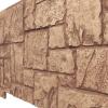 imageEkena Millwork 49quotW x 24 12quotH x 1 14quotD Castle Rock Stacked Stone StoneWall Faux Stone Siding Panel Canyon BrownWheat Field
