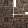 imageEkena Millwork 49quotW x 24 12quotH x 1 14quotD Castle Rock Stacked Stone StoneWall Faux Stone Siding Panel Canyon BrownWillow Peak