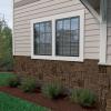 imageEkena Millwork 49quotW x 24 12quotH x 1 14quotD Castle Rock Stacked Stone StoneWall Faux Stone Siding Panel Canyon BrownWillow Peak