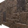 imageEkena Millwork 49quotW x 24 12quotH x 1 14quotD Castle Rock Stacked Stone StoneWall Faux Stone Siding Panel Canyon BrownWillow Peak