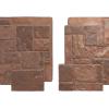 imageEkena Millwork 49quotW x 24 12quotH x 1 14quotD Castle Rock Stacked Stone StoneWall Faux Stone Siding Panel Canyon BrownYork Town