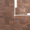 imageEkena Millwork 49quotW x 24 12quotH x 1 14quotD Castle Rock Stacked Stone StoneWall Faux Stone Siding Panel Canyon BrownYork Town