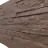 imageEkena Millwork 49quotW x 25 12quotH x 1 14quotD Acadia Ledge Stacked Stone StoneWall Faux Stone Siding Panel SandstoneAutumn Bronze