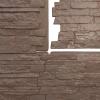 imageEkena Millwork 49quotW x 25 12quotH x 1 14quotD Acadia Ledge Stacked Stone StoneWall Faux Stone Siding Panel SandstoneAutumn Bronze