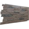 imageEkena Millwork 49quotW x 25 12quotH x 1 14quotD Acadia Ledge Stacked Stone StoneWall Faux Stone Siding Panel SandstoneCanyon Brown