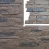 imageEkena Millwork 49quotW x 25 12quotH x 1 14quotD Acadia Ledge Stacked Stone StoneWall Faux Stone Siding Panel SandstoneCanyon Brown