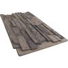 imageEkena Millwork 49quotW x 25 12quotH x 1 14quotD Acadia Ledge Stacked Stone StoneWall Faux Stone Siding Panel SandstoneCascade River