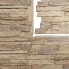imageEkena Millwork 49quotW x 25 12quotH x 1 14quotD Acadia Ledge Stacked Stone StoneWall Faux Stone Siding Panel SandstoneColfax