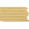 imageEkena Millwork 49quotW x 25 12quotH x 1 14quotD Acadia Ledge Stacked Stone StoneWall Faux Stone Siding Panel SandstoneColfax