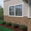 imageEkena Millwork 49quotW x 25 12quotH x 1 14quotD Acadia Ledge Stacked Stone StoneWall Faux Stone Siding Panel SandstoneFall Bank