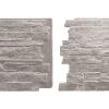 imageEkena Millwork 49quotW x 25 12quotH x 1 14quotD Acadia Ledge Stacked Stone StoneWall Faux Stone Siding Panel SandstoneGrey Granite