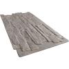 imageEkena Millwork 49quotW x 25 12quotH x 1 14quotD Acadia Ledge Stacked Stone StoneWall Faux Stone Siding Panel SandstoneGrey Granite