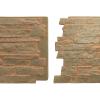imageEkena Millwork 49quotW x 25 12quotH x 1 14quotD Acadia Ledge Stacked Stone StoneWall Faux Stone Siding Panel SandstoneIron Mill