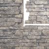 imageEkena Millwork 49quotW x 25 12quotH x 1 14quotD Acadia Ledge Stacked Stone StoneWall Faux Stone Siding Panel SandstoneLinen Graphite