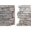 imageEkena Millwork 49quotW x 25 12quotH x 1 14quotD Acadia Ledge Stacked Stone StoneWall Faux Stone Siding Panel SandstoneLinen Graphite