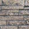 imageEkena Millwork 49quotW x 25 12quotH x 1 14quotD Acadia Ledge Stacked Stone StoneWall Faux Stone Siding Panel SandstoneLinen Graphite